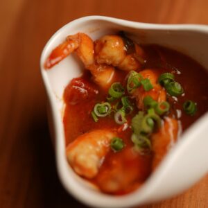 Crevette royale sauce piquante