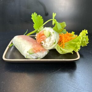 Rouleau de printemps saumon gravlax