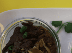 Boeuf a la citronnelle