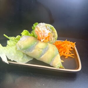 Rouleau de printemps avocat & crevette
